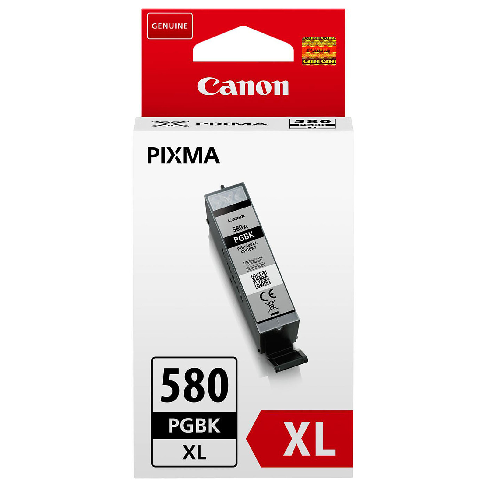 Cartouche Canon PGI-580 noire pigmentée
